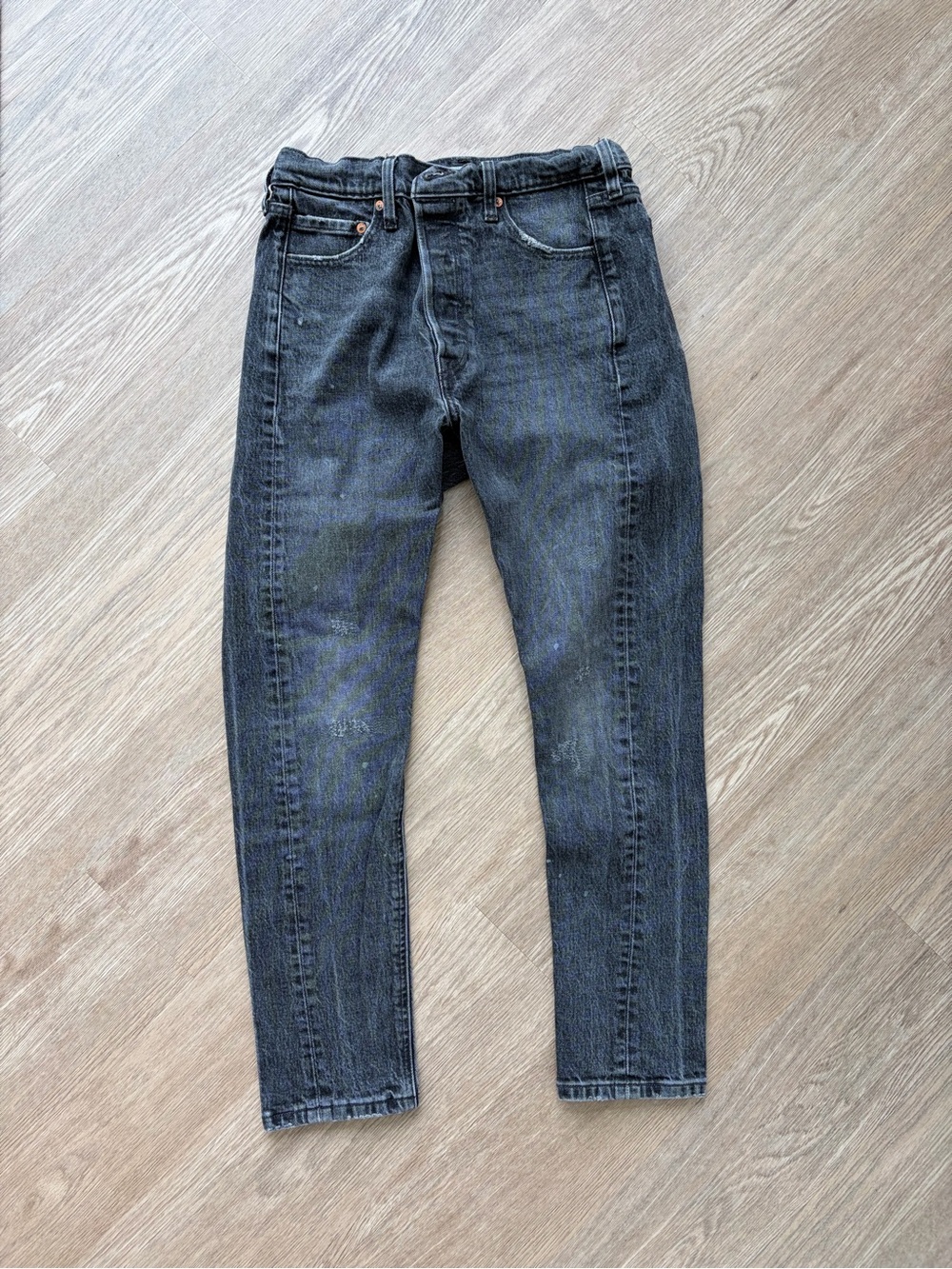 Levi's Black Washed Skinny Jeans